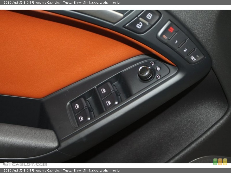 Tuscan Brown Silk Nappa Leather Interior Controls for the 2010 Audi S5 3.0 TFSI quattro Cabriolet #79300521