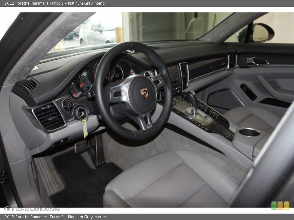 Platinum Grey Interior Prime Interior for the 2012 Porsche Panamera Turbo S #79304672