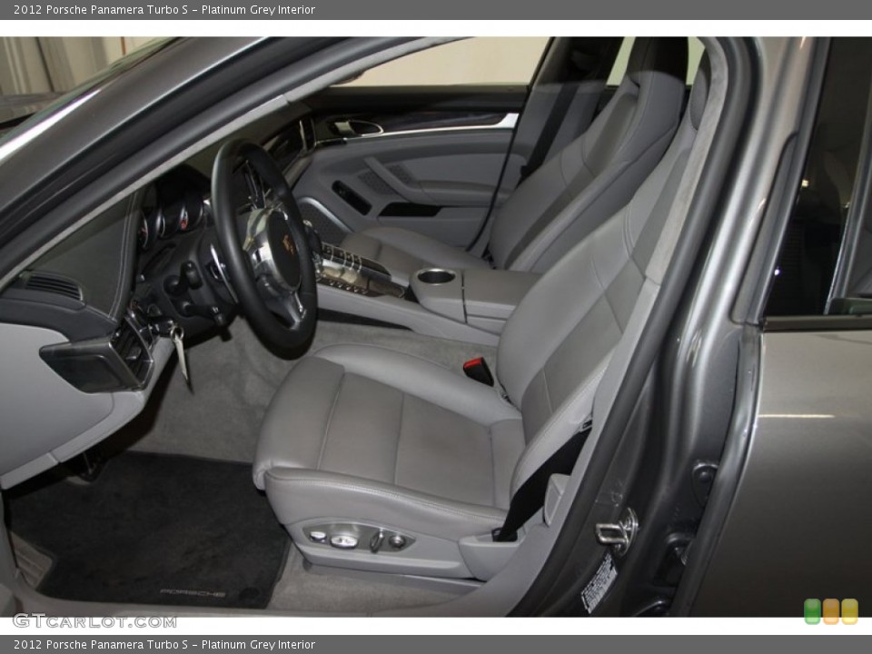Platinum Grey Interior Photo for the 2012 Porsche Panamera Turbo S #79304678