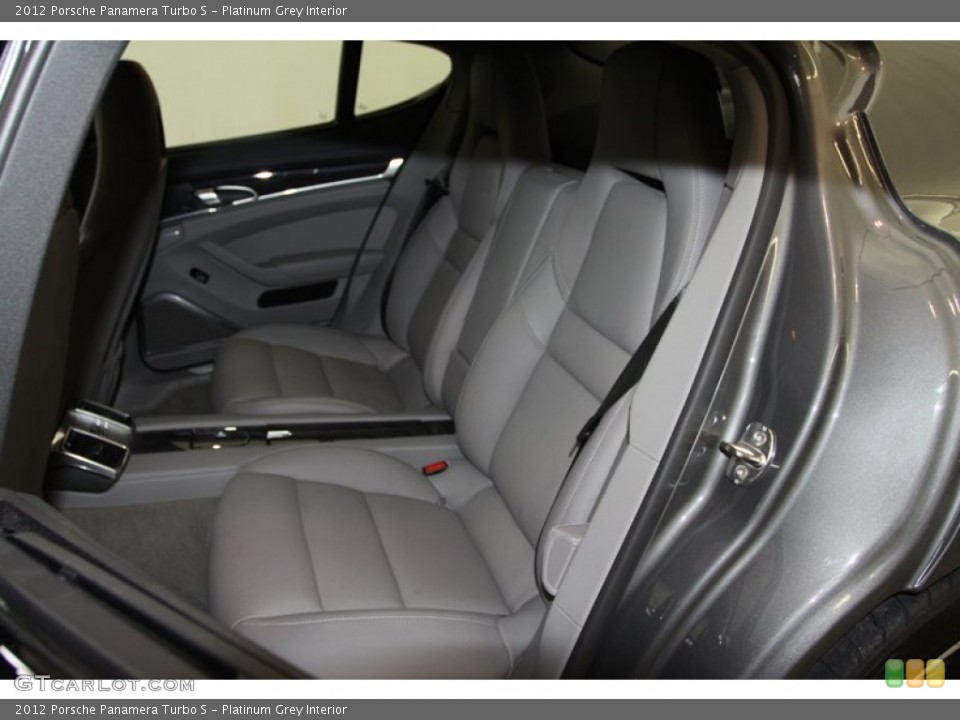 Platinum Grey Interior Rear Seat for the 2012 Porsche Panamera Turbo S #79304693