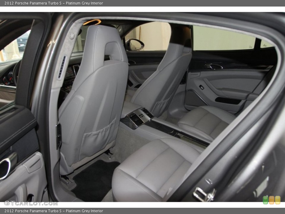 Platinum Grey Interior Rear Seat for the 2012 Porsche Panamera Turbo S #79304707