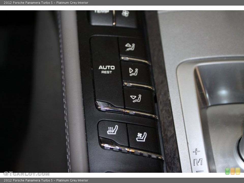 Platinum Grey Interior Controls for the 2012 Porsche Panamera Turbo S #79304930