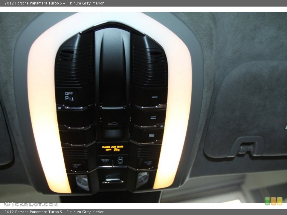 Platinum Grey Interior Controls for the 2012 Porsche Panamera Turbo S #79305044