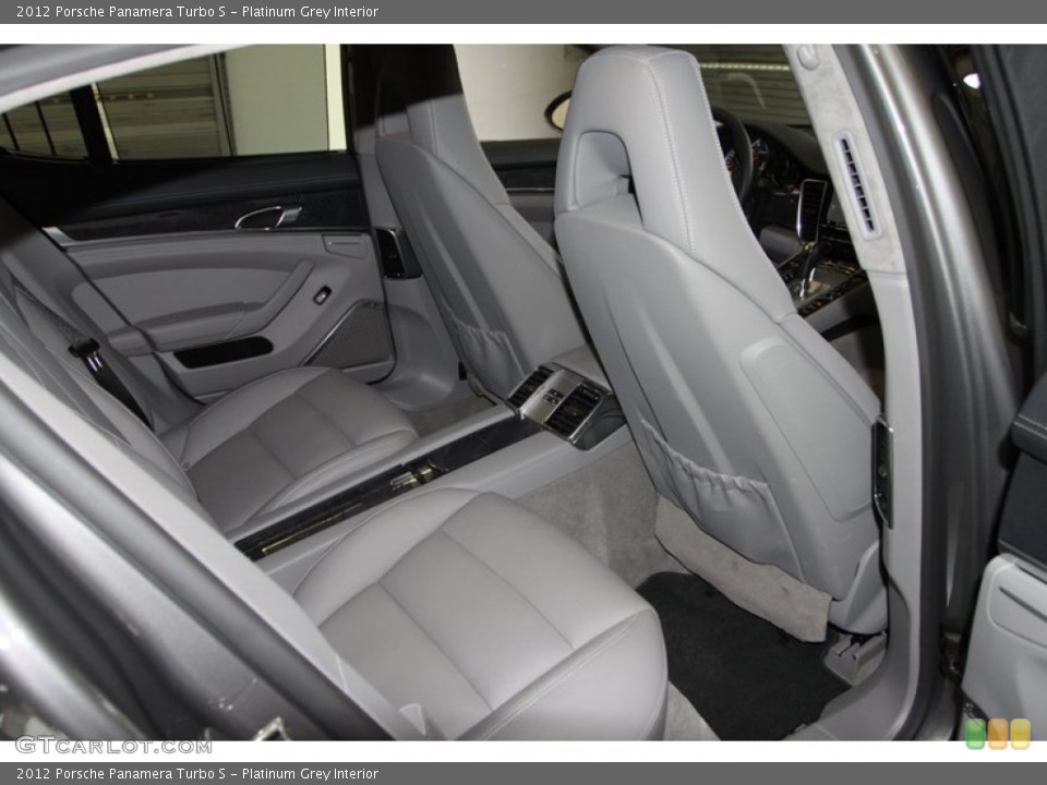 Platinum Grey Interior Rear Seat for the 2012 Porsche Panamera Turbo S #79305107