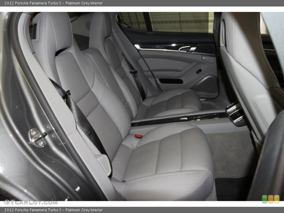 Platinum Grey Interior Rear Seat for the 2012 Porsche Panamera Turbo S #79305118