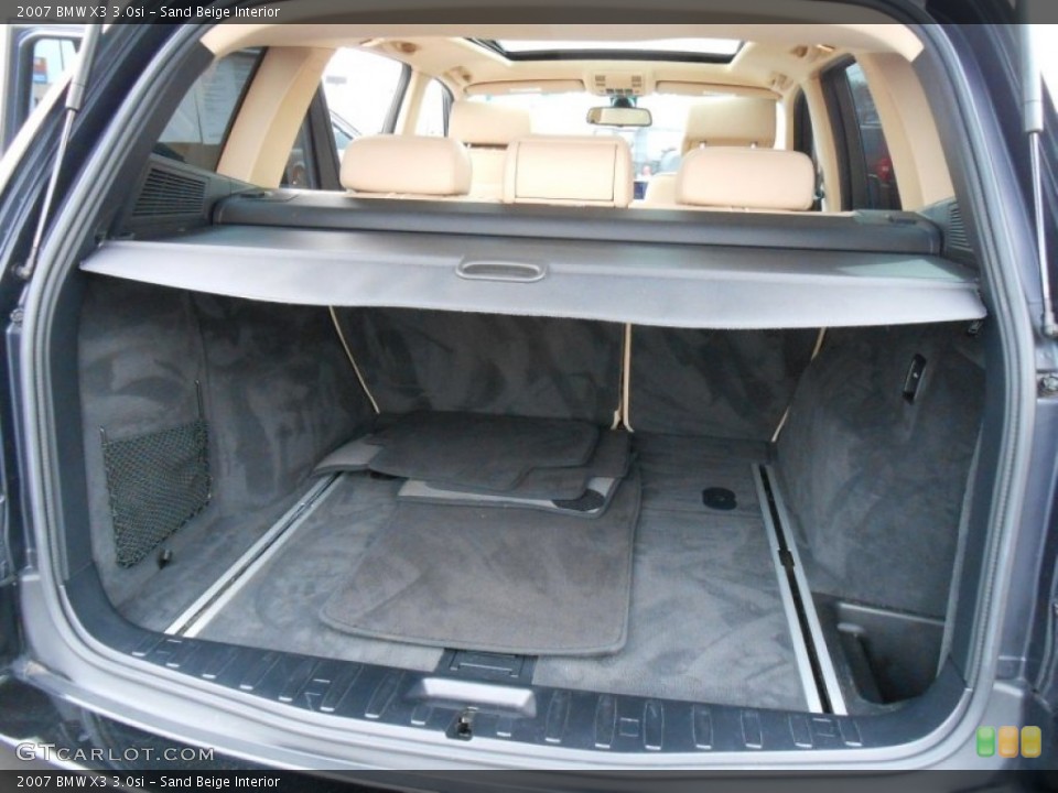 Sand Beige Interior Trunk for the 2007 BMW X3 3.0si #79307510