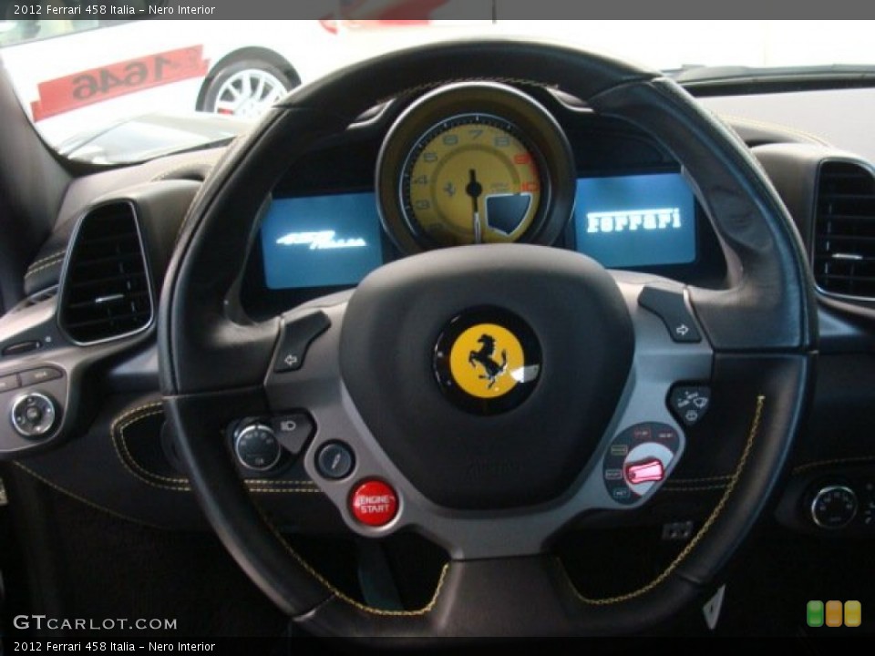 Nero Interior Steering Wheel for the 2012 Ferrari 458 Italia #79307981