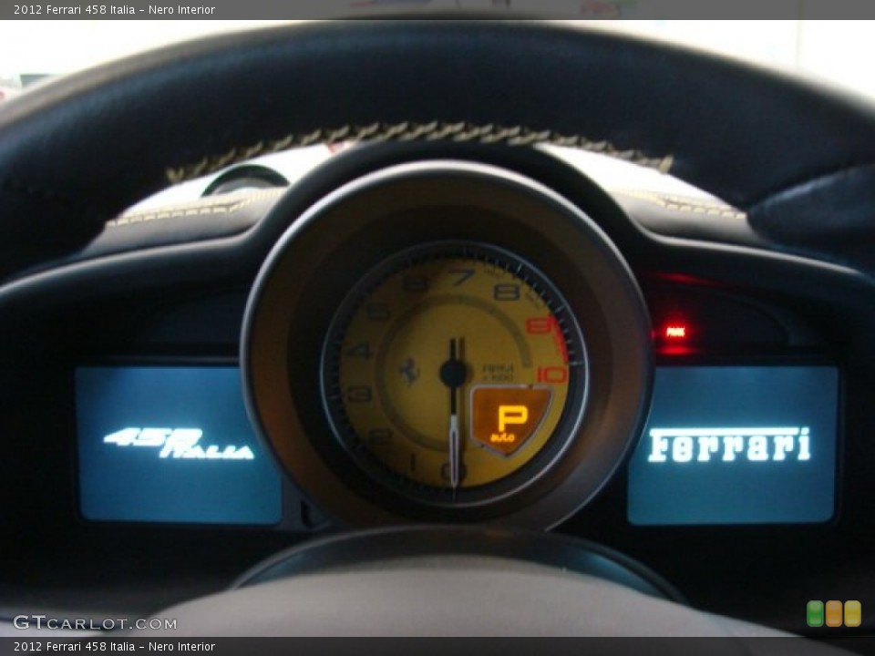 Nero Interior Gauges for the 2012 Ferrari 458 Italia #79308002