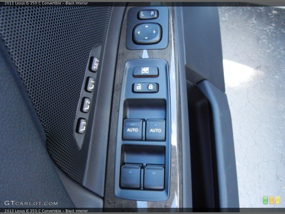 Black Interior Controls for the 2013 Lexus IS 350 C Convertible #79308830