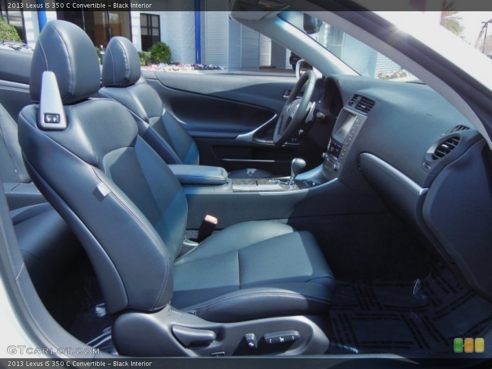 Black Interior Front Seat for the 2013 Lexus IS 350 C Convertible #79308876