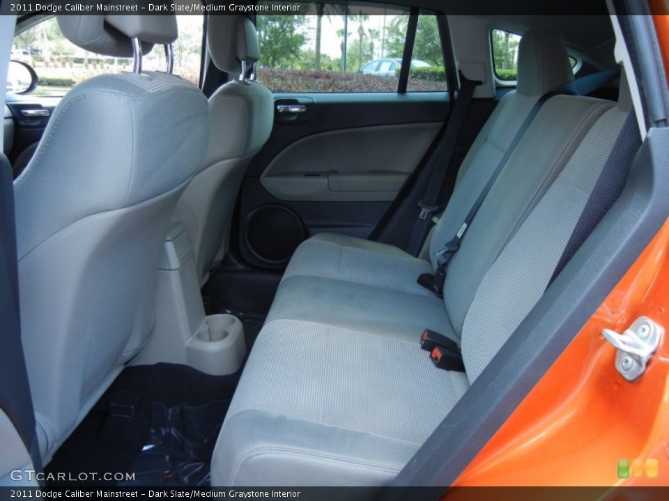 Dark Slate/Medium Graystone Interior Rear Seat for the 2011 Dodge Caliber Mainstreet #79309655