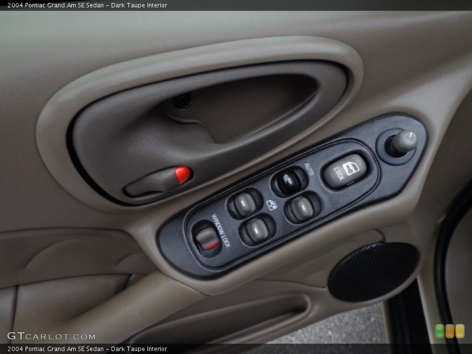Dark Taupe Interior Controls for the 2004 Pontiac Grand Am SE Sedan #79309820
