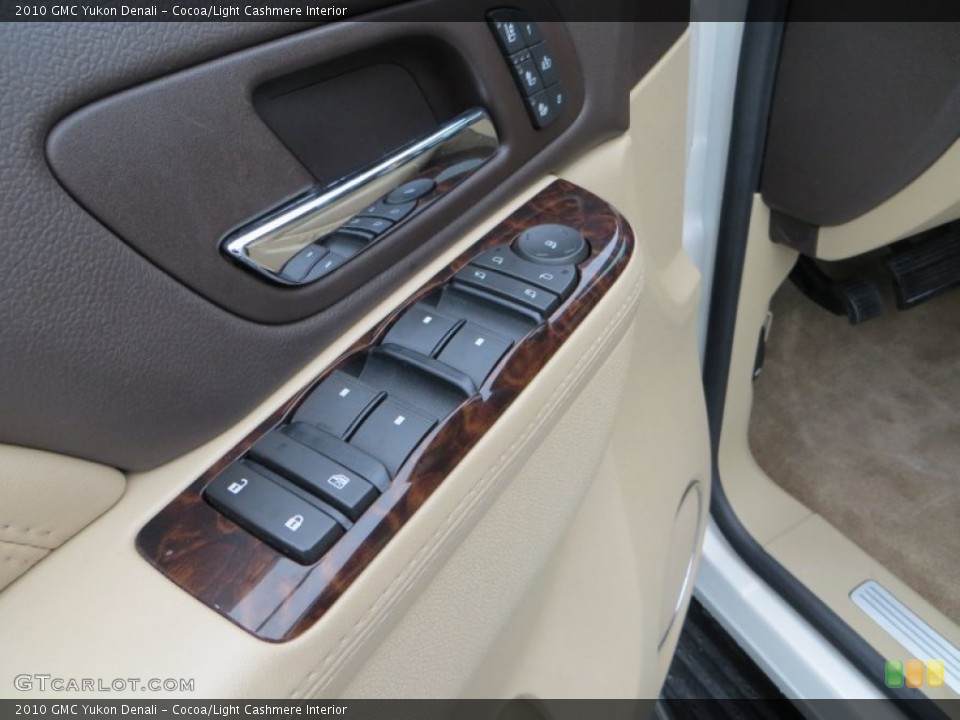 Cocoa/Light Cashmere Interior Controls for the 2010 GMC Yukon Denali #79310424