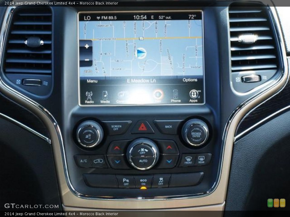 Morocco Black Interior Controls for the 2014 Jeep Grand Cherokee Limited 4x4 #79311662