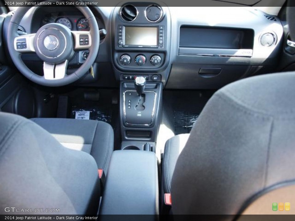 Dark Slate Gray Interior Dashboard for the 2014 Jeep Patriot Latitude #79312052