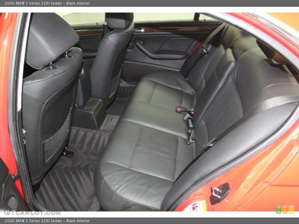 Black Interior Rear Seat for the 2000 BMW 3 Series 328i Sedan #79314182