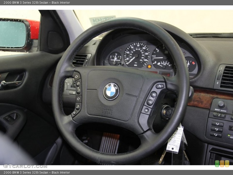 Black Interior Steering Wheel for the 2000 BMW 3 Series 328i Sedan #79314308