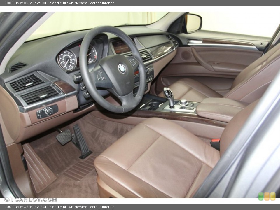 Saddle Brown Nevada Leather Interior Photo for the 2009 BMW X5 xDrive30i #79314629