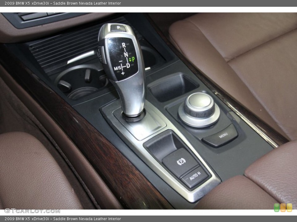Saddle Brown Nevada Leather Interior Transmission for the 2009 BMW X5 xDrive30i #79314759