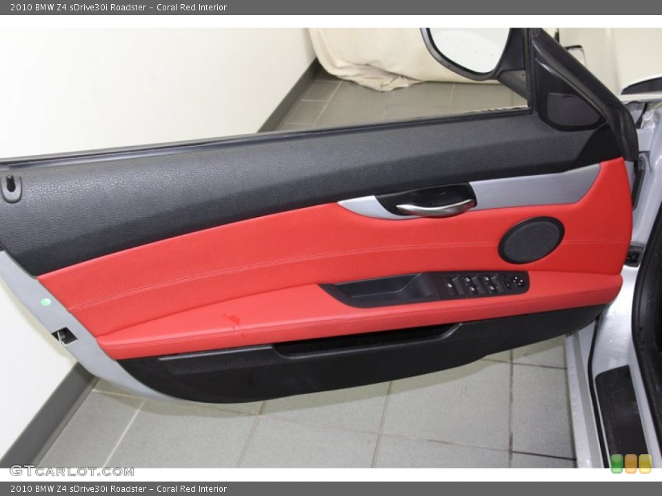 Coral Red Interior Door Panel for the 2010 BMW Z4 sDrive30i Roadster #79316650