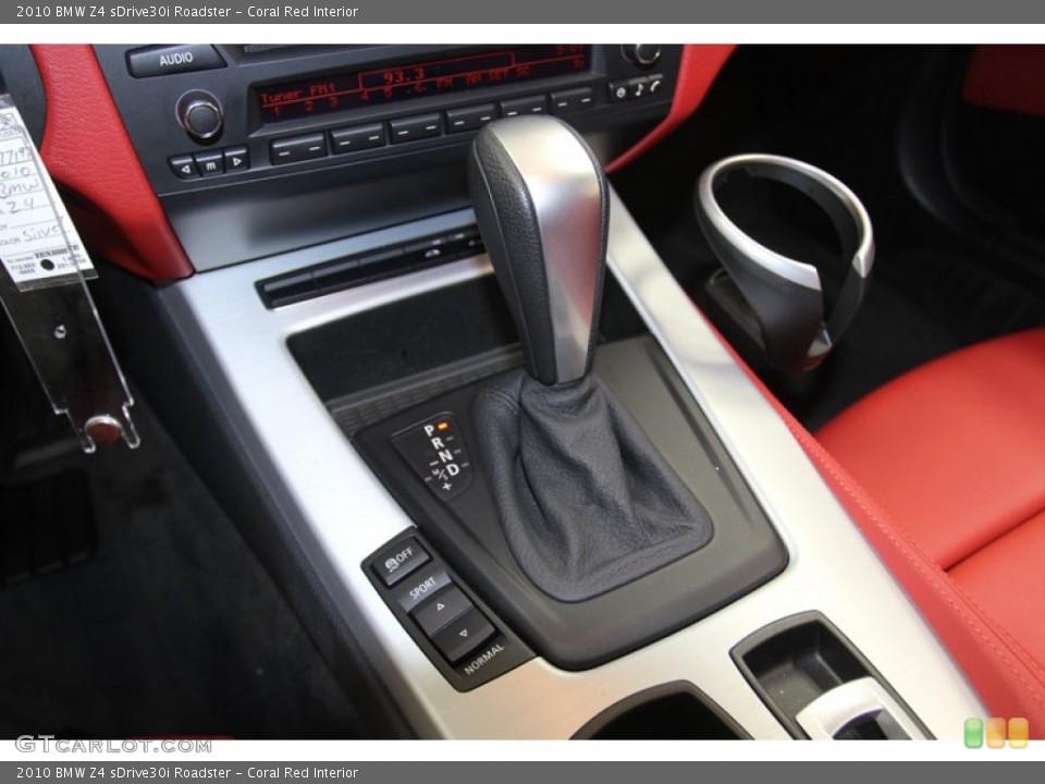 Coral Red Interior Transmission for the 2010 BMW Z4 sDrive30i Roadster #79316753