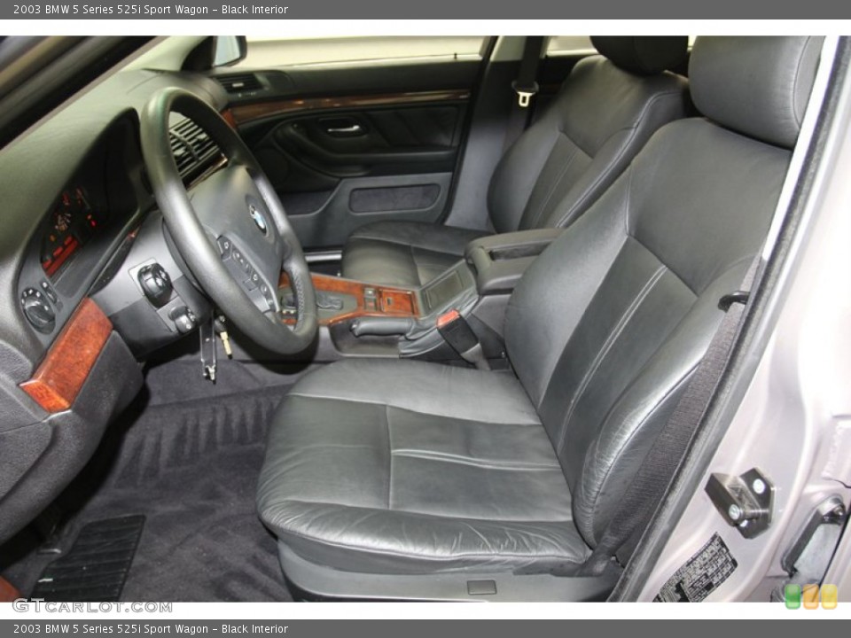 Black Interior Photo for the 2003 BMW 5 Series 525i Sport Wagon #79317665