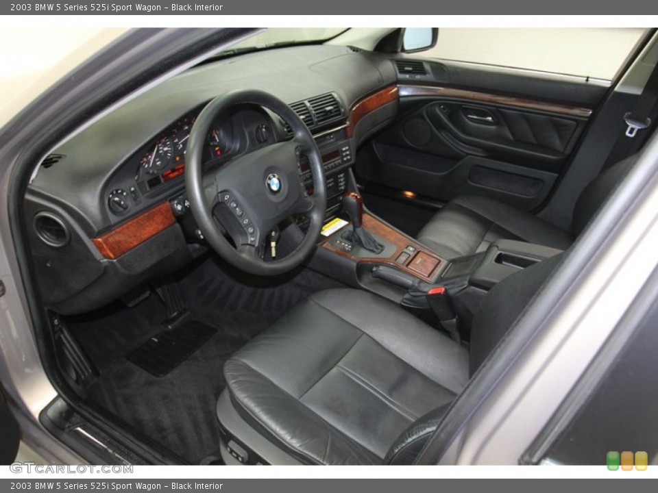 Black Interior Photo for the 2003 BMW 5 Series 525i Sport Wagon #79317755