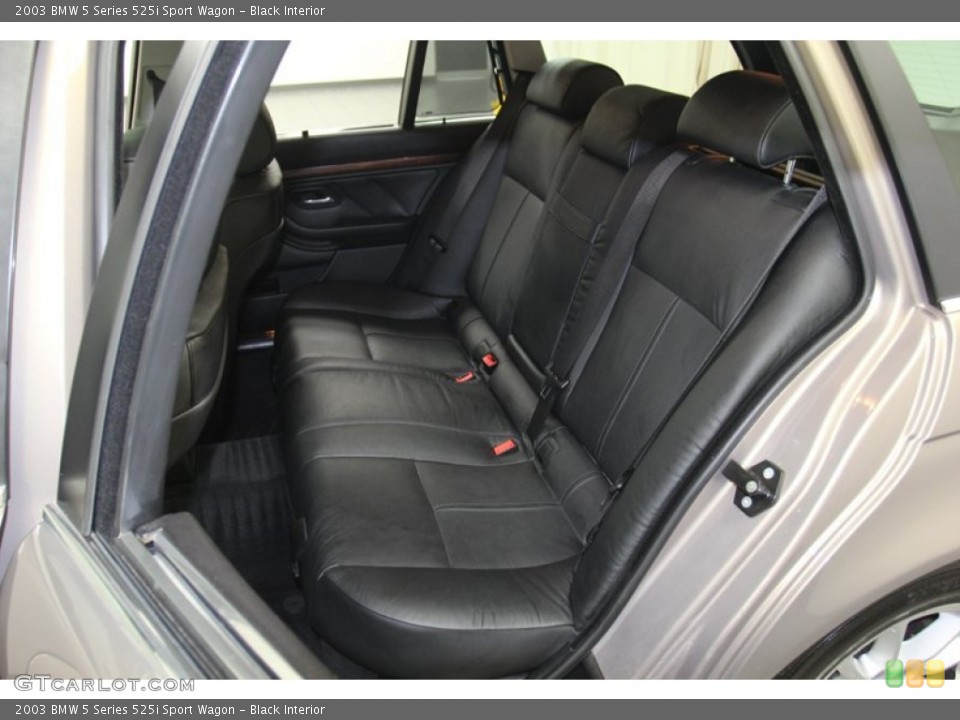 Black Interior Rear Seat for the 2003 BMW 5 Series 525i Sport Wagon #79317764