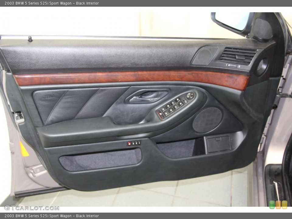 Black Interior Door Panel for the 2003 BMW 5 Series 525i Sport Wagon #79317770
