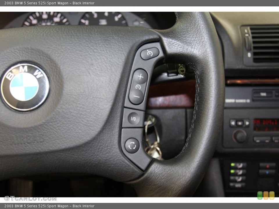 Black Interior Controls for the 2003 BMW 5 Series 525i Sport Wagon #79317848