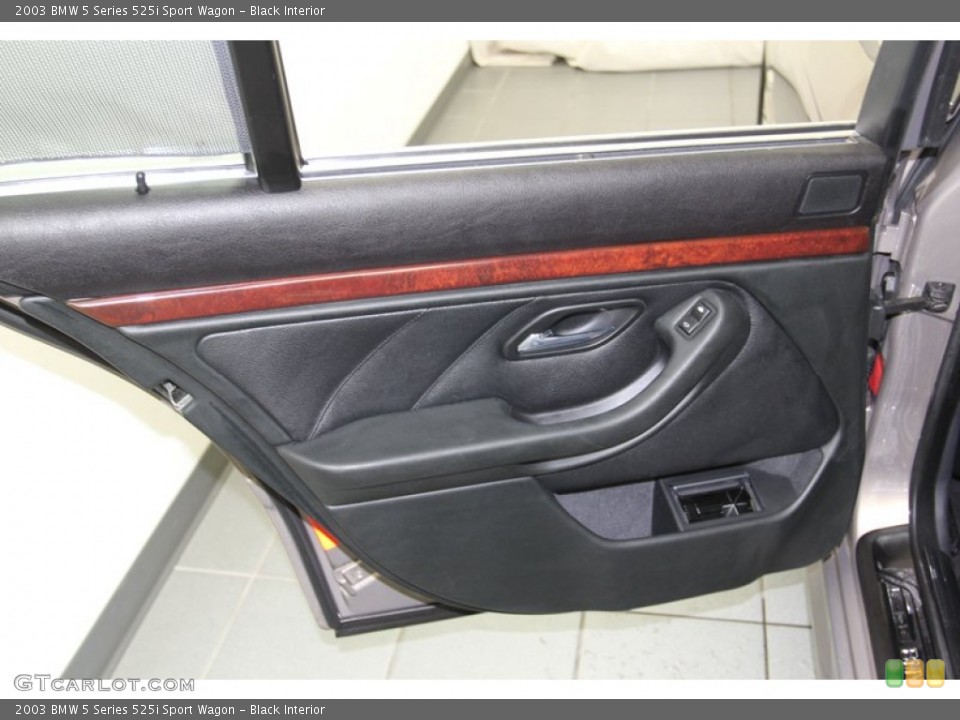 Black Interior Door Panel for the 2003 BMW 5 Series 525i Sport Wagon #79317875