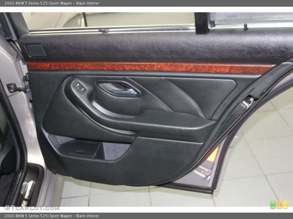 Black Interior Door Panel for the 2003 BMW 5 Series 525i Sport Wagon #79317927