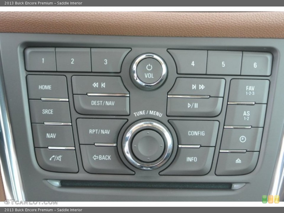Saddle Interior Controls for the 2013 Buick Encore Premium #79319609