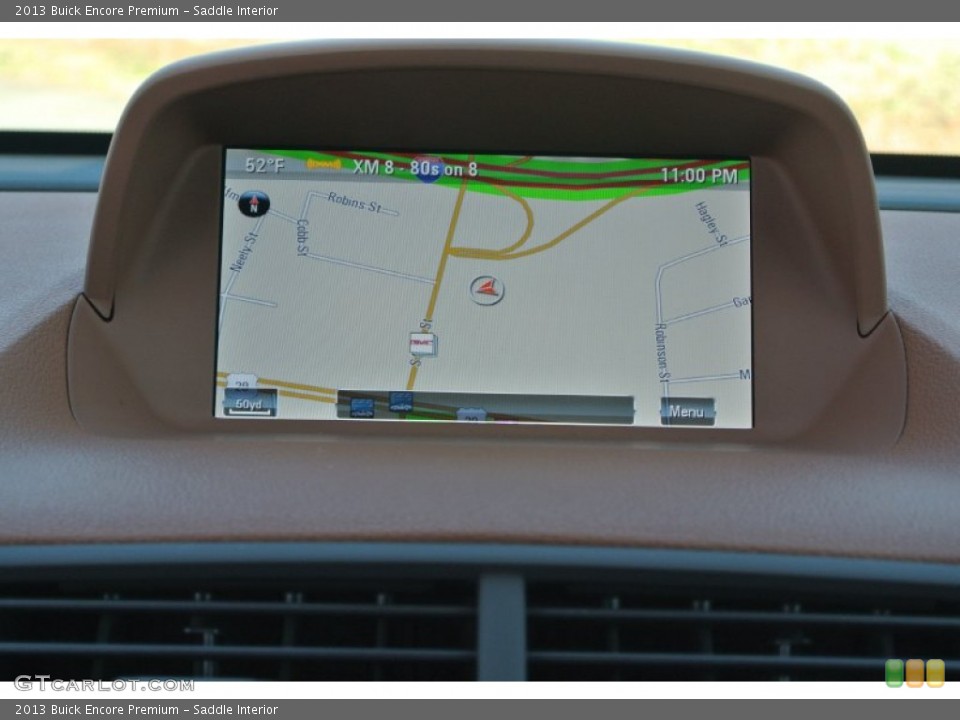 Saddle Interior Navigation for the 2013 Buick Encore Premium #79319612