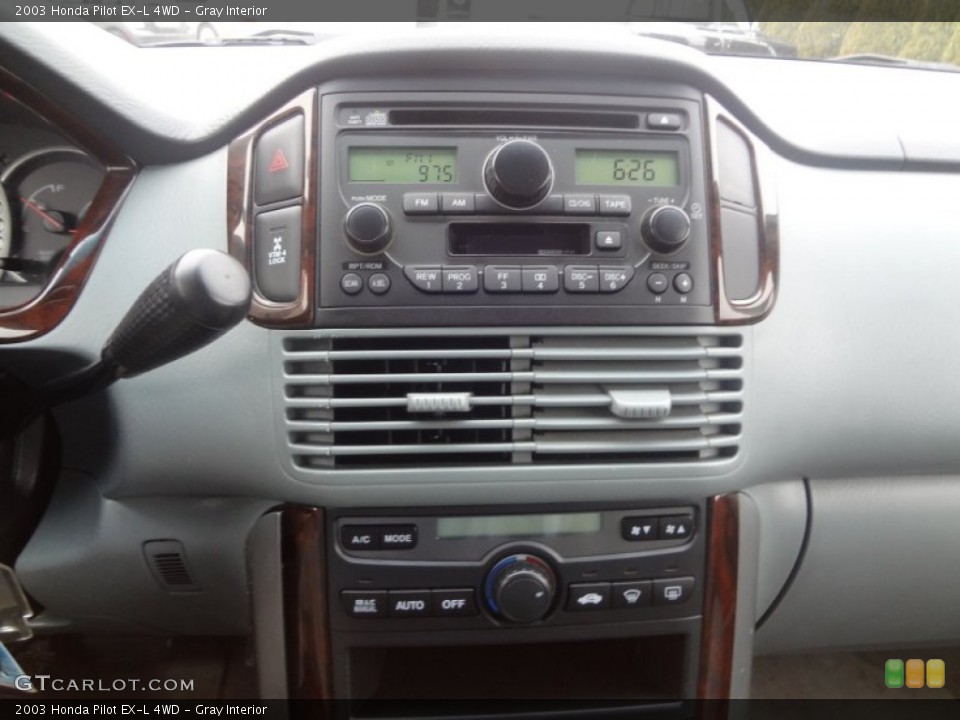 Gray Interior Controls for the 2003 Honda Pilot EX-L 4WD #79322428