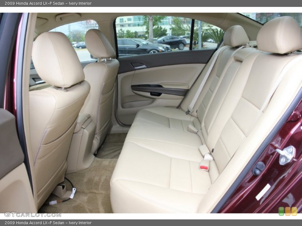 Ivory Interior Rear Seat for the 2009 Honda Accord LX-P Sedan #79323605