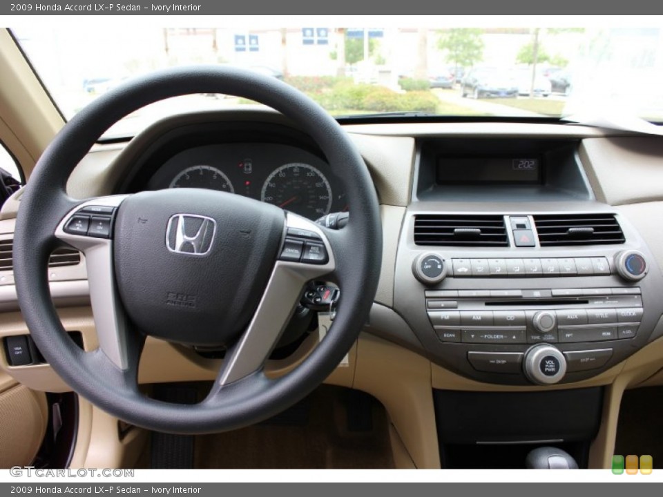 Ivory Interior Dashboard for the 2009 Honda Accord LX-P Sedan #79323778