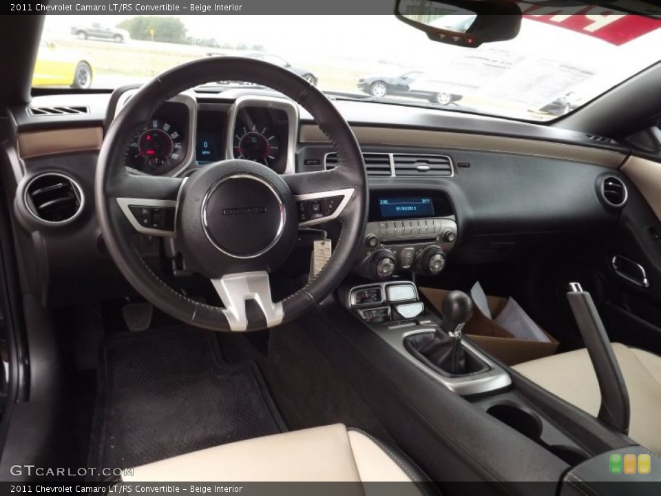 Beige Interior Photo for the 2011 Chevrolet Camaro LT/RS Convertible #79324655