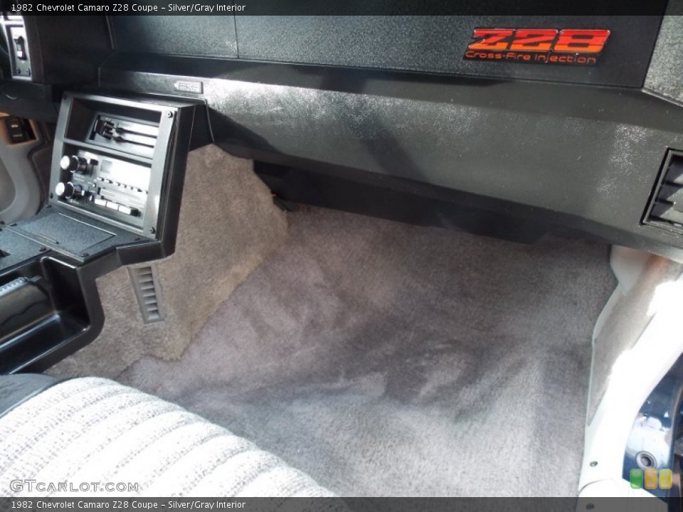 Silver/Gray Interior Dashboard for the 1982 Chevrolet Camaro Z28 Coupe #79325797