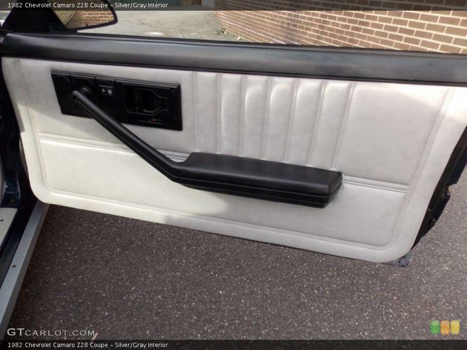Silver/Gray Interior Door Panel for the 1982 Chevrolet Camaro Z28 Coupe #79325818
