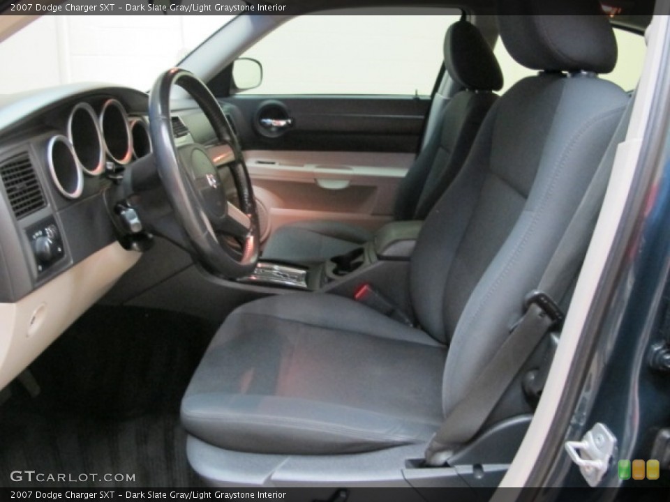 Dark Slate Gray/Light Graystone Interior Front Seat for the 2007 Dodge Charger SXT #79330966