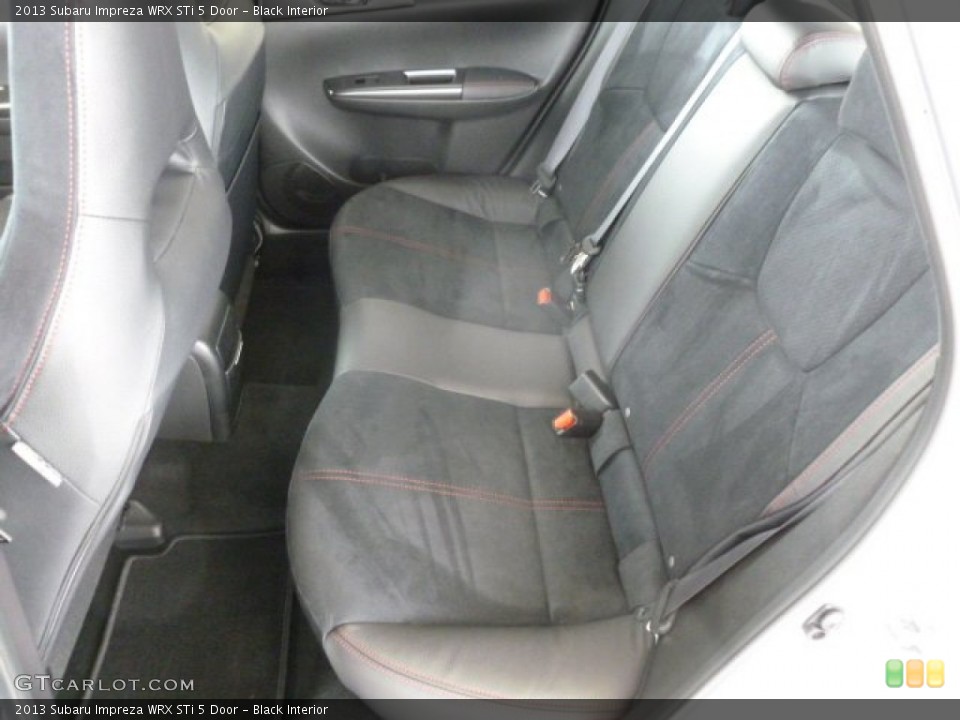 Black Interior Rear Seat for the 2013 Subaru Impreza WRX STi 5 Door #79331635