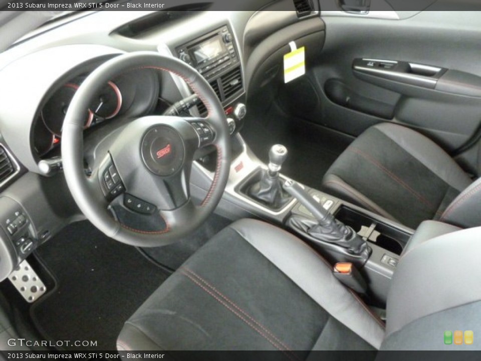 Black Interior Photo for the 2013 Subaru Impreza WRX STi 5 Door #79331687