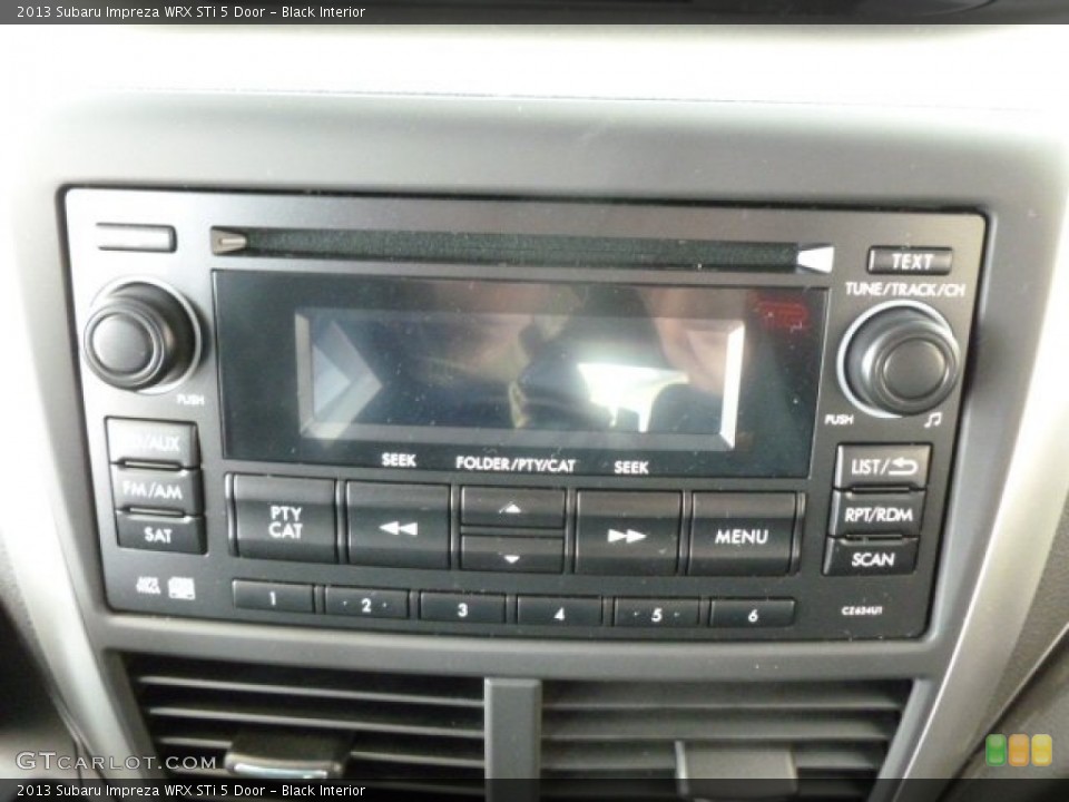 Black Interior Audio System for the 2013 Subaru Impreza WRX STi 5 Door #79331767