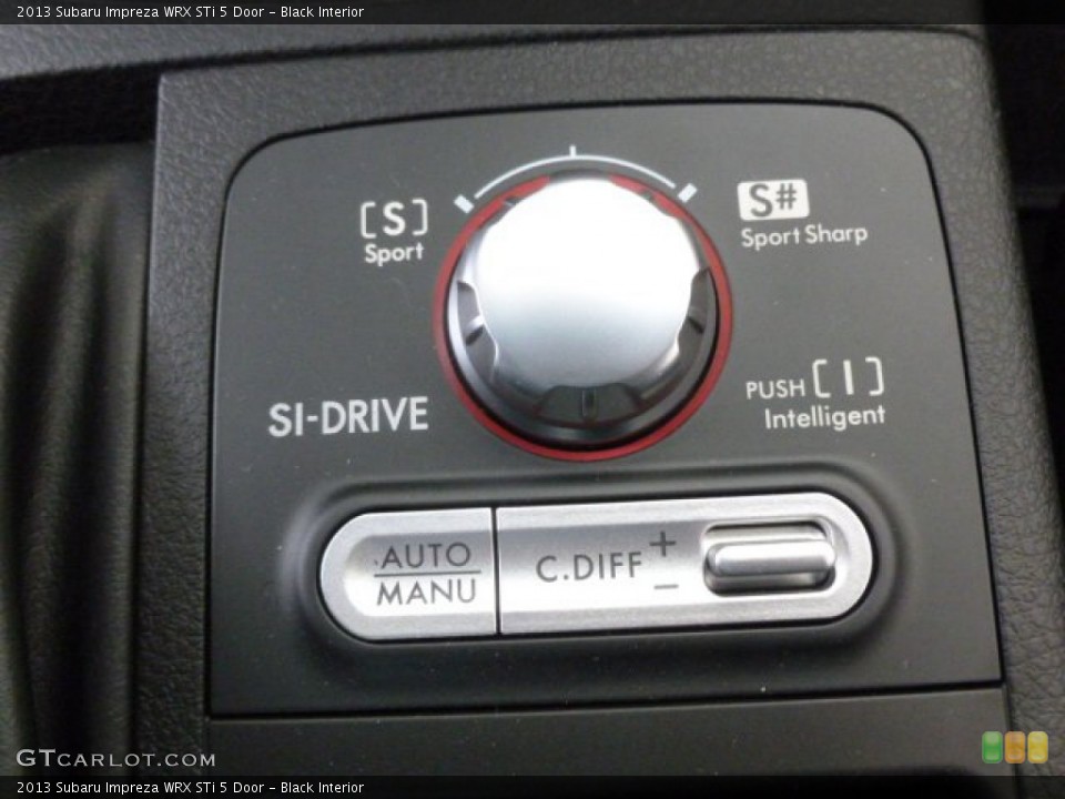 Black Interior Controls for the 2013 Subaru Impreza WRX STi 5 Door #79331788