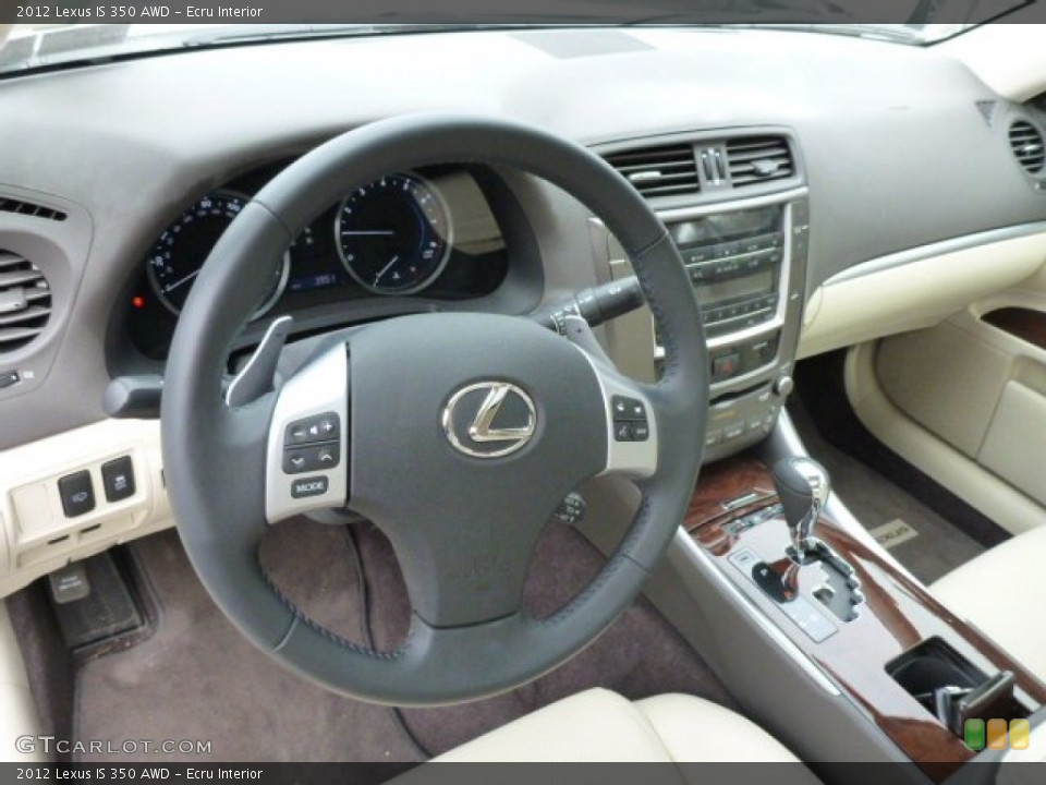Ecru Interior Dashboard for the 2012 Lexus IS 350 AWD #79334035