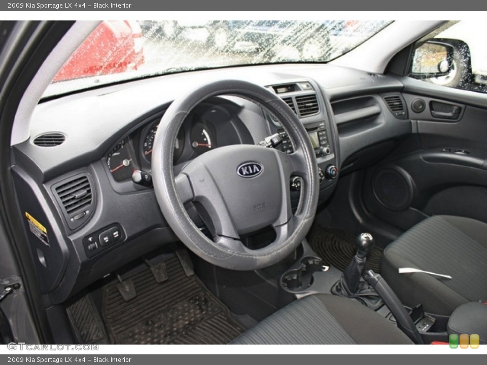 Black Interior Photo for the 2009 Kia Sportage LX 4x4 #79334290