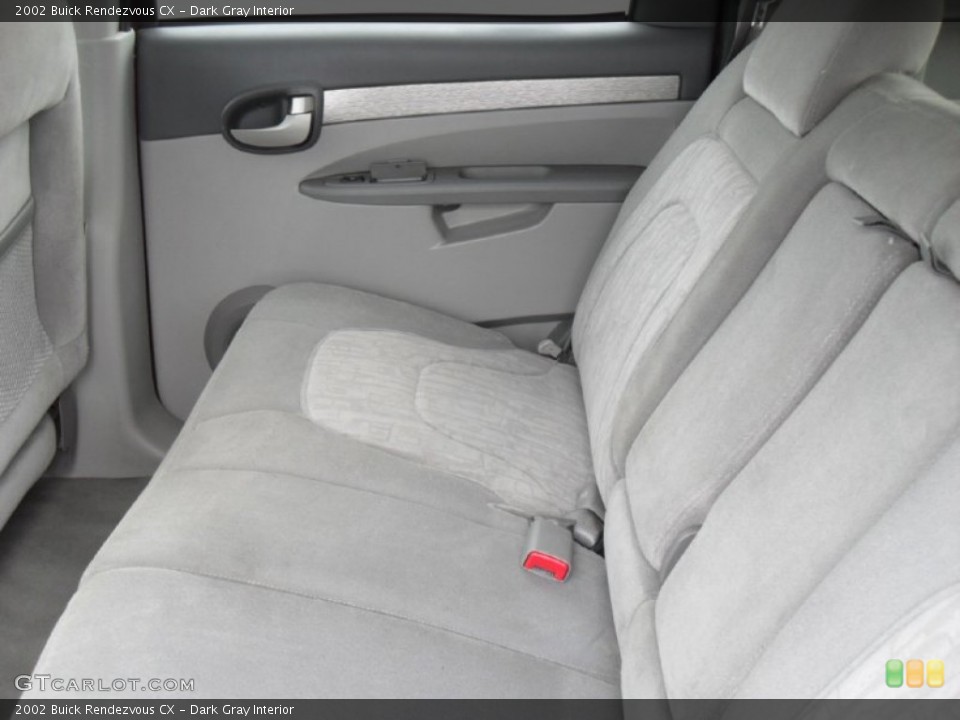 Dark Gray Interior Rear Seat for the 2002 Buick Rendezvous CX #79334315