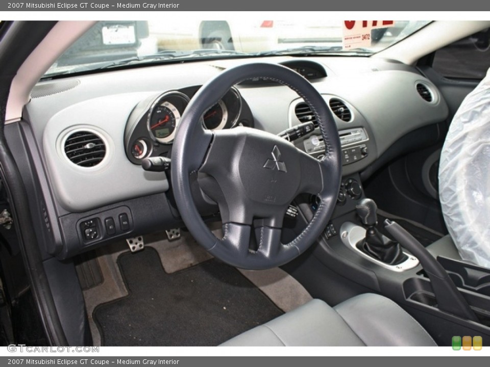 Medium Gray Interior Dashboard for the 2007 Mitsubishi Eclipse GT Coupe #79334680