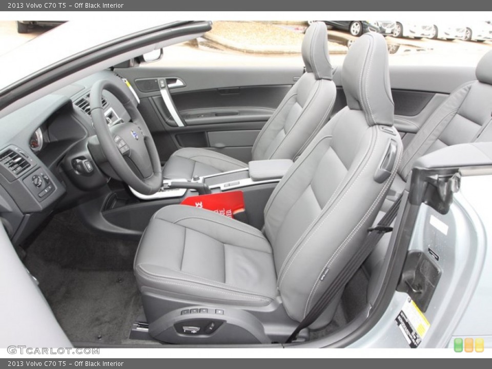 Off Black Interior Front Seat for the 2013 Volvo C70 T5 #79335682